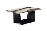 Adea Brown/Black 3-Piece Faux Marble Top Cocktail Table Set - Crown Mark | Olivia Furniture