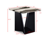 Adea Brown/Black 3-Piece Faux Marble Top Cocktail Table Set - Crown Mark | Olivia Furniture
