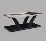 Zion Black 3-Piece Faux Marble Occasional Table Set - Crown Mark | Olivia Furniture