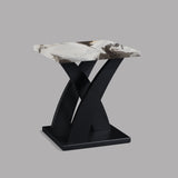Zion Black 3-Piece Faux Marble Occasional Table Set - Crown Mark | Olivia Furniture