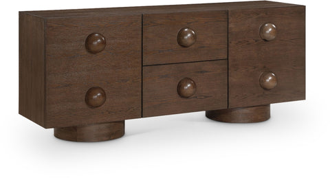 Bubble Solid Wood And Oak Veneer Sideboard / Buffet — 77063