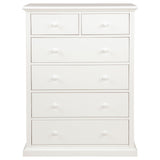 Sumerlin 6-drawer Bedroom Chest of Drawers White