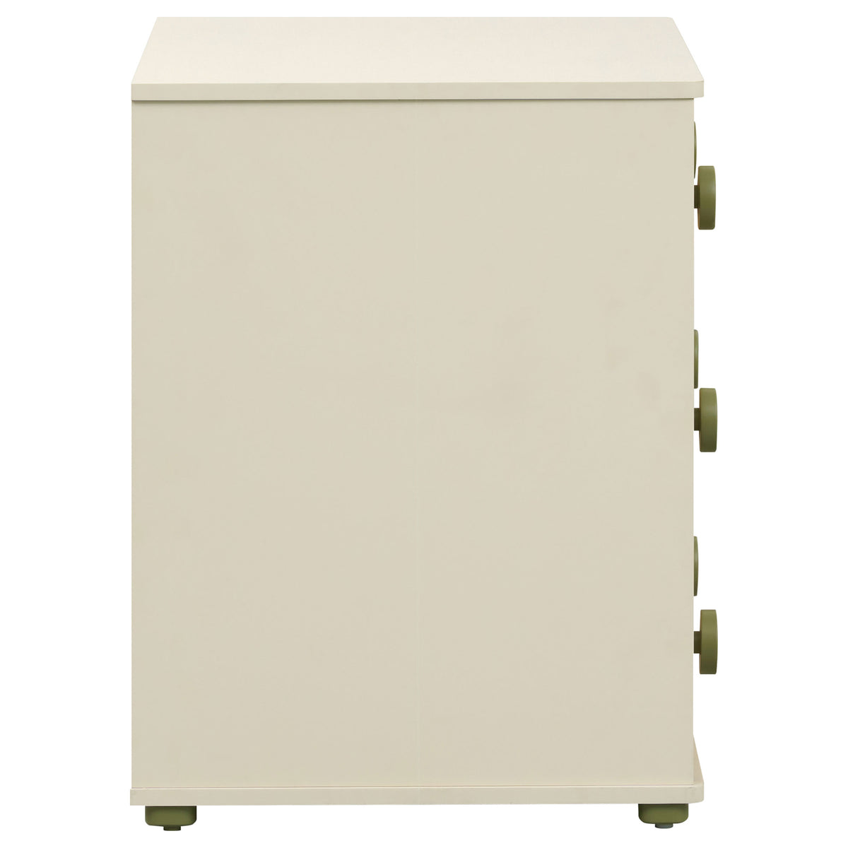 Evren 3-drawer Chest with Olive Wood Knobs Tri-Tone