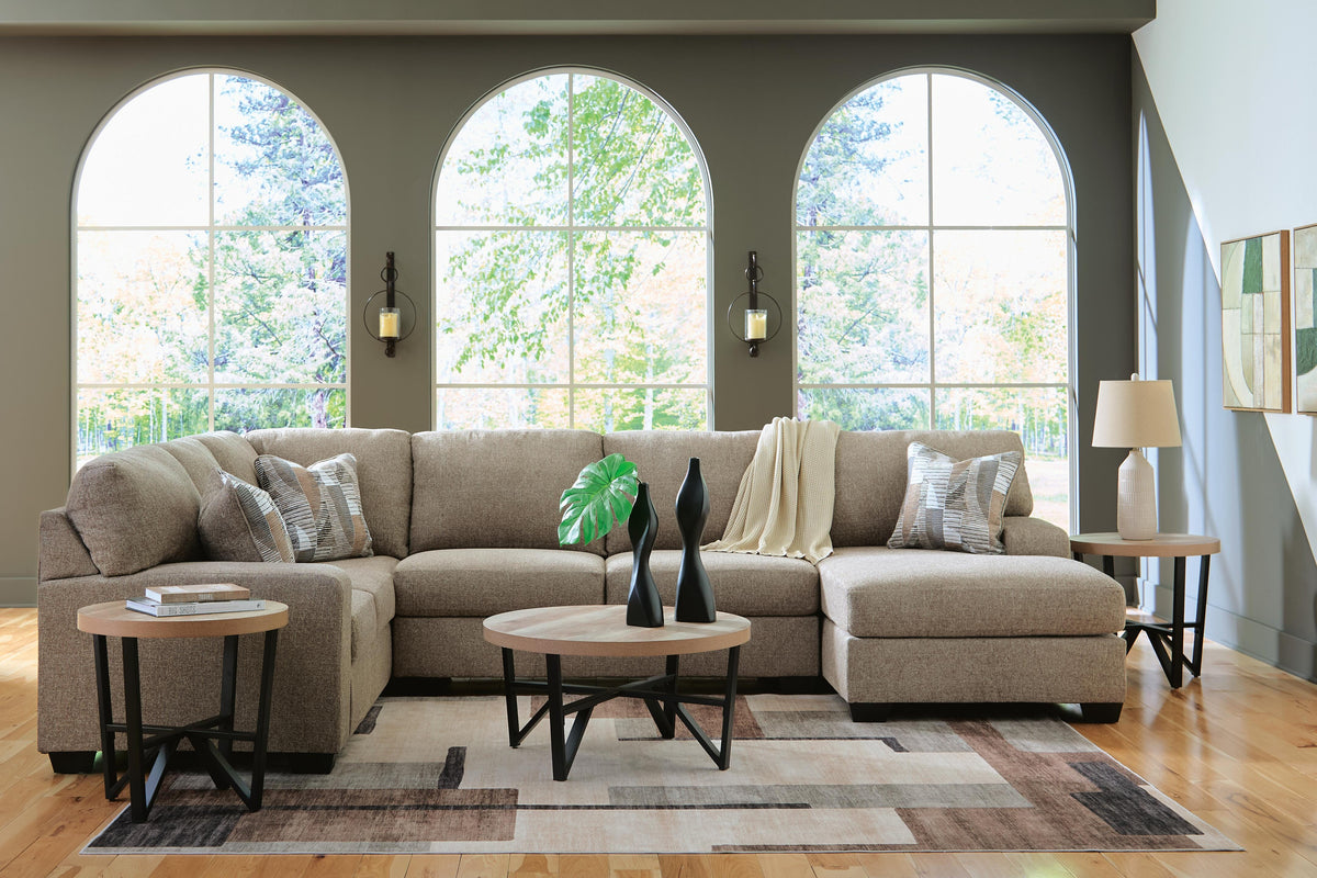 Newellen 3-Piece Sectional with Chaise