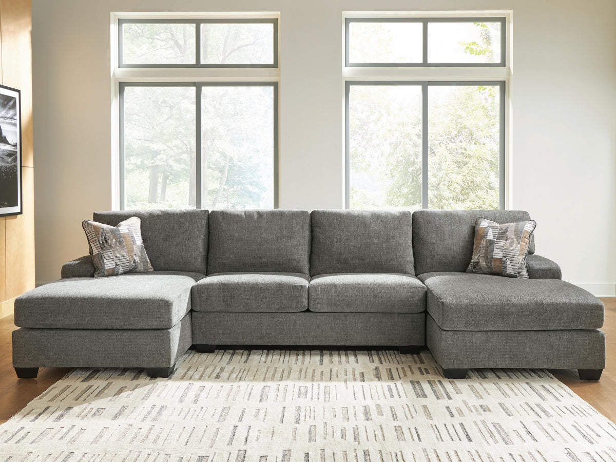 Clarington 3-Piece Sectional with Double Chaise