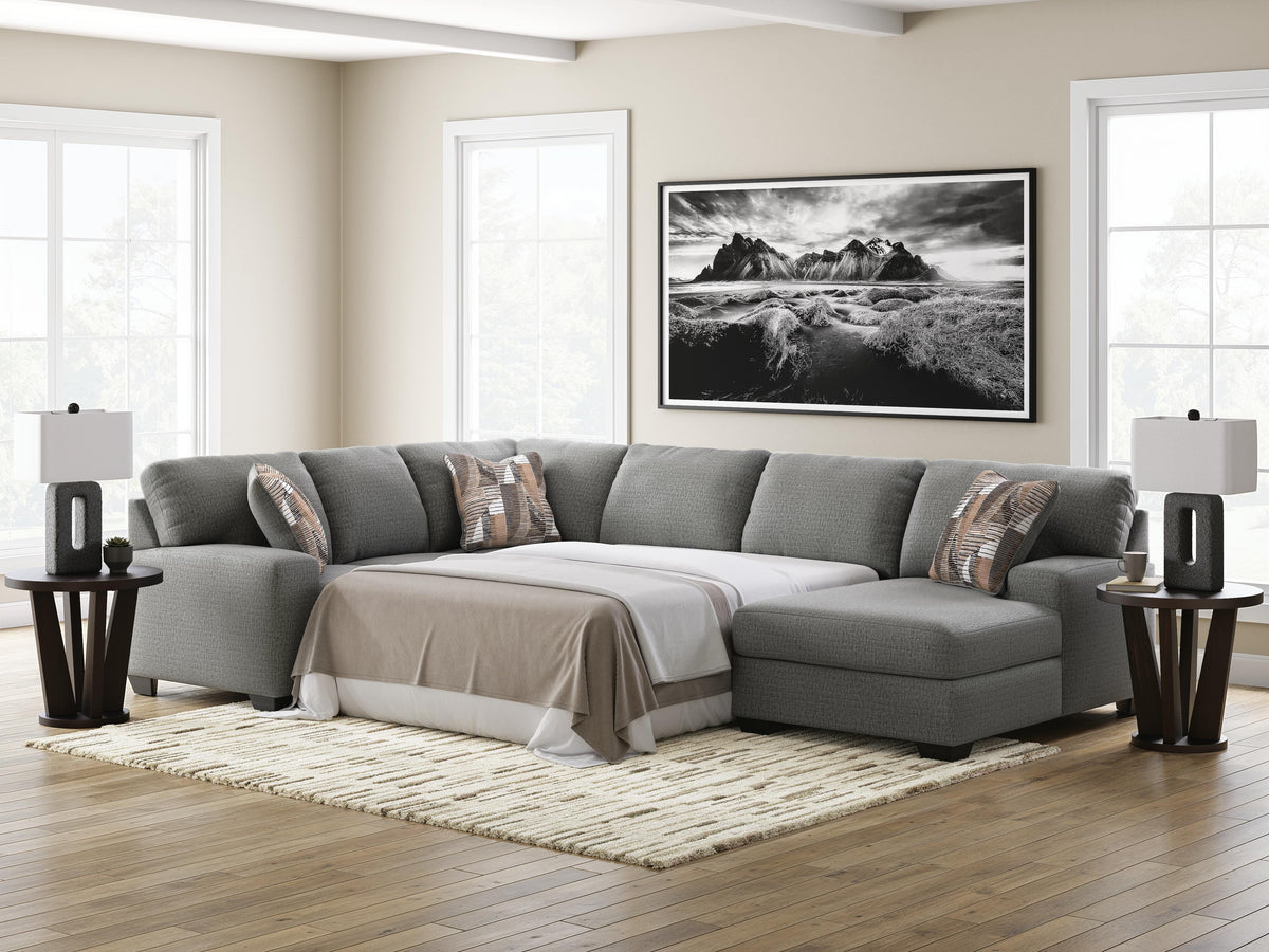 Clarington 3-Piece Sleeper Sectional with Chaise