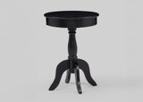Romy Black Chairside Round End Table - Crown Mark | Olivia Furniture