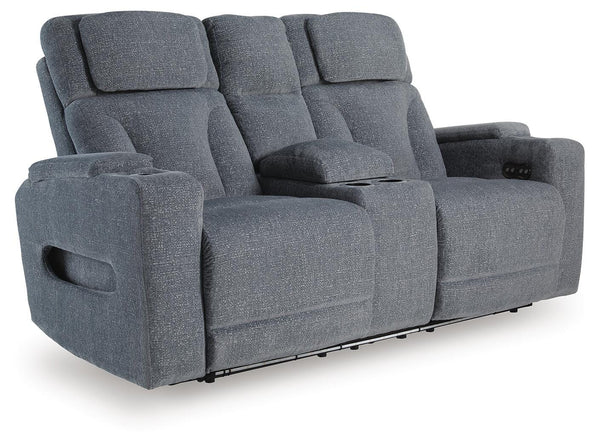 Studio Cave Power Reclining Loveseat with Console