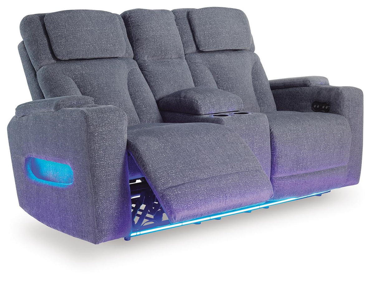 Studio Cave Power Reclining Loveseat with Console