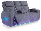 Studio Cave Power Reclining Loveseat with Console