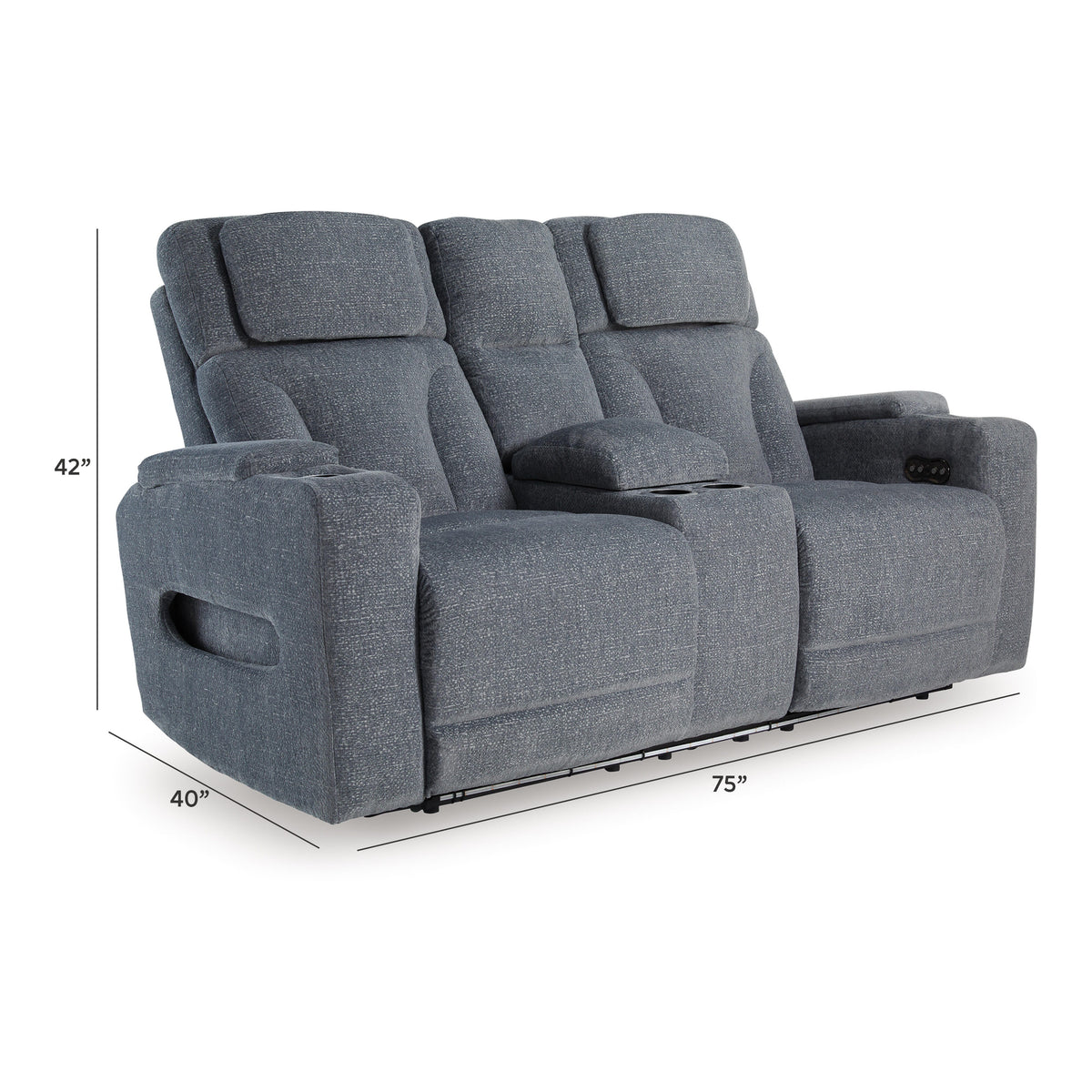 Studio Cave Power Reclining Loveseat with Console