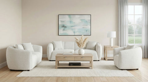 Aleisha Living Room Set Sand