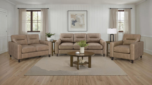 Scotland Living Room Set Brown