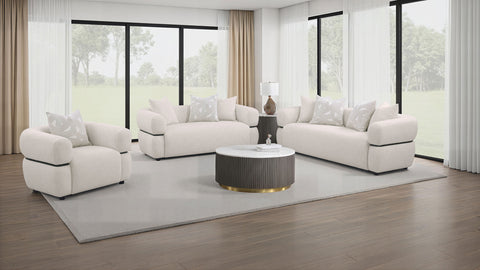 Jeanette Living Room Set Beige