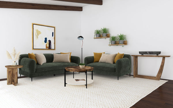 Jade Living Room Set Green