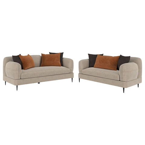 Jade Living Room Set Latte
