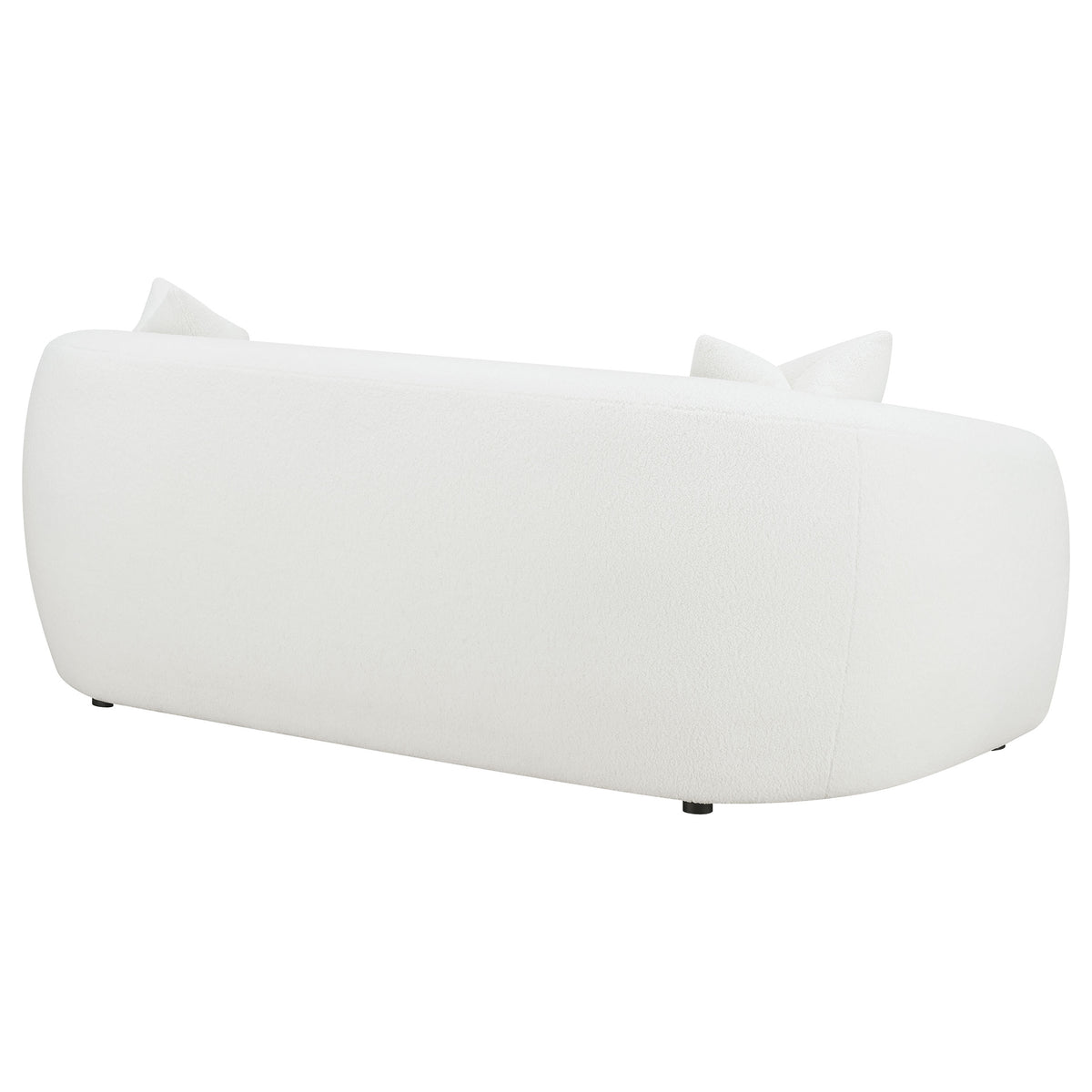 Isabella Sherpa Upholstered Sofa Natural