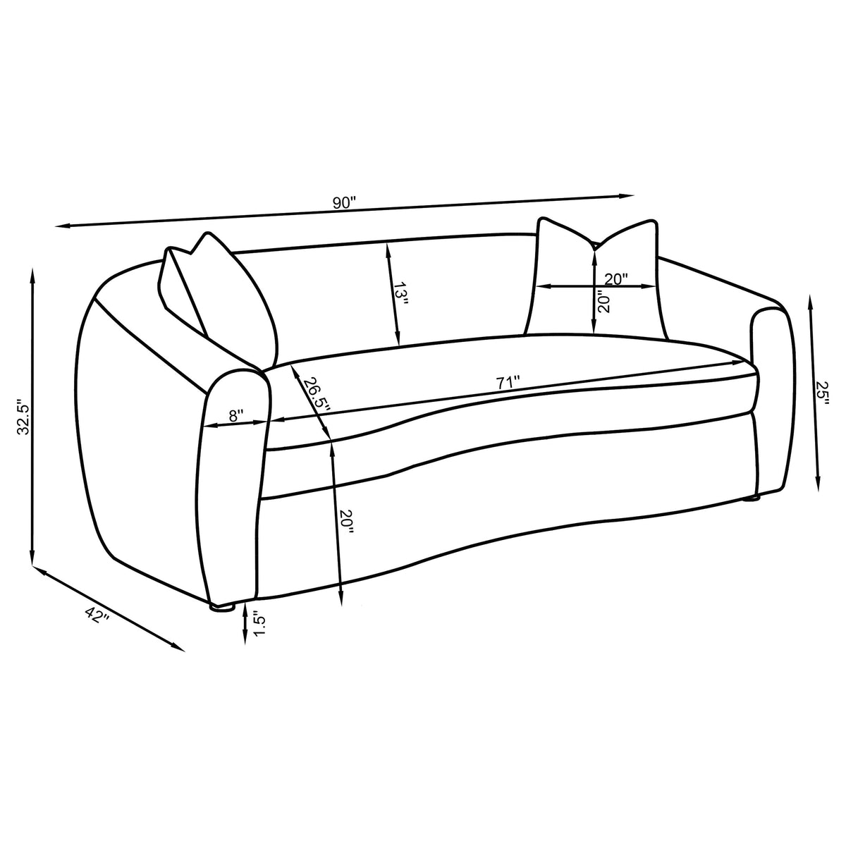 Isabella Sherpa Upholstered Sofa Natural