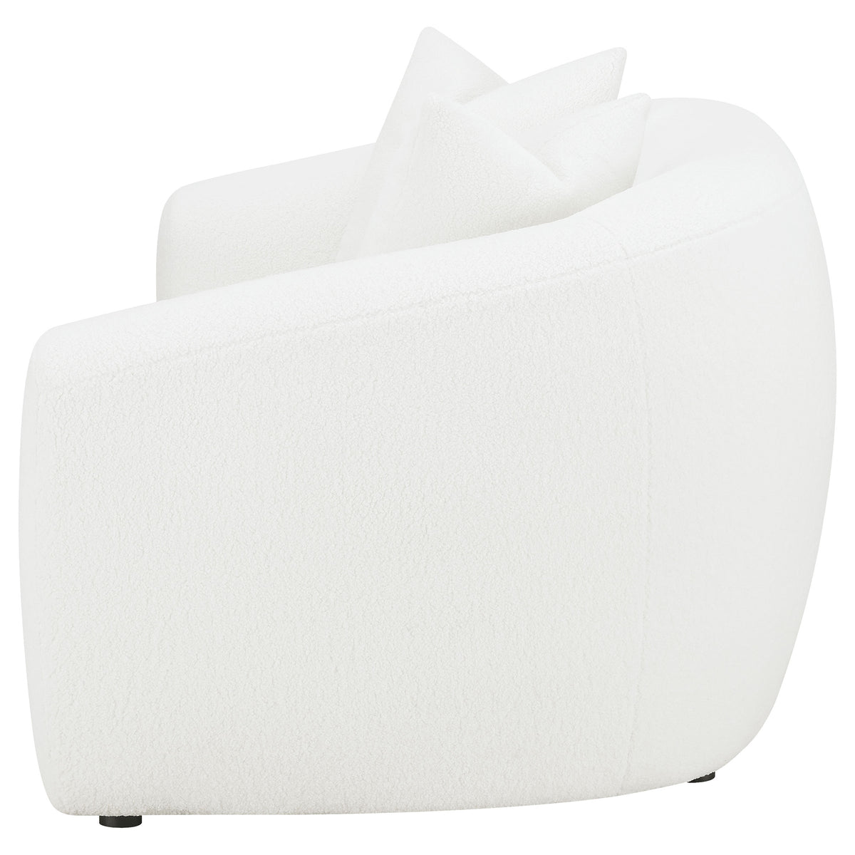 Isabella Sherpa Upholstered Loveseat Natural