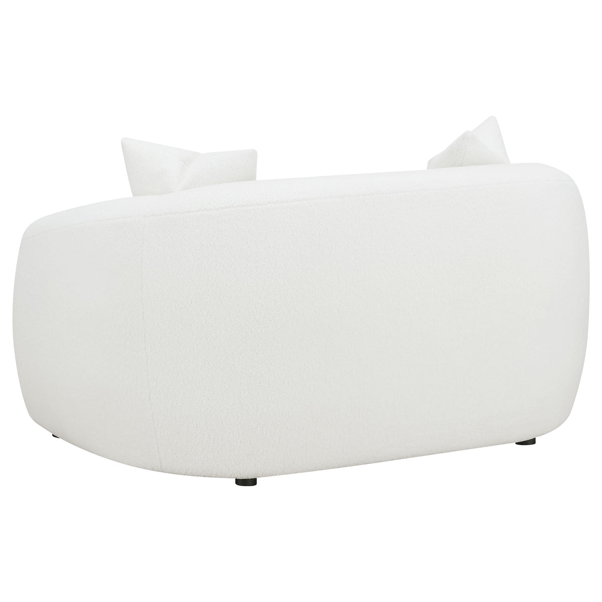Isabella Sherpa Upholstered Loveseat Natural