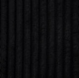 Blaine Corduroy Armless Chair with Reversible Cushions Black
