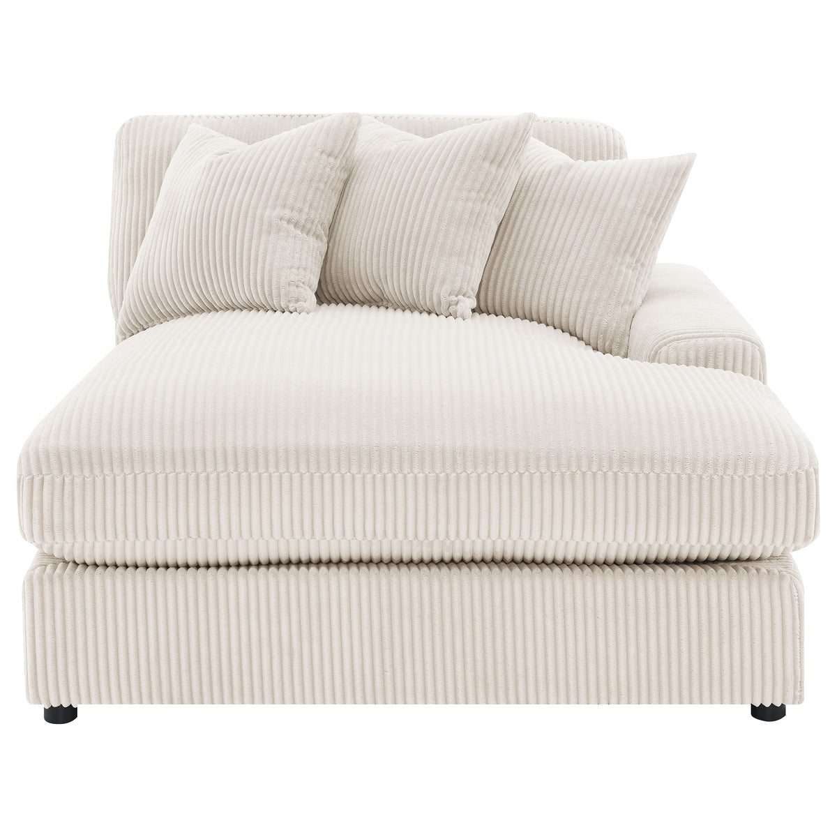 Blaine 2-Piece Corduroy Reversible Chaise Sectional Sofa Sand