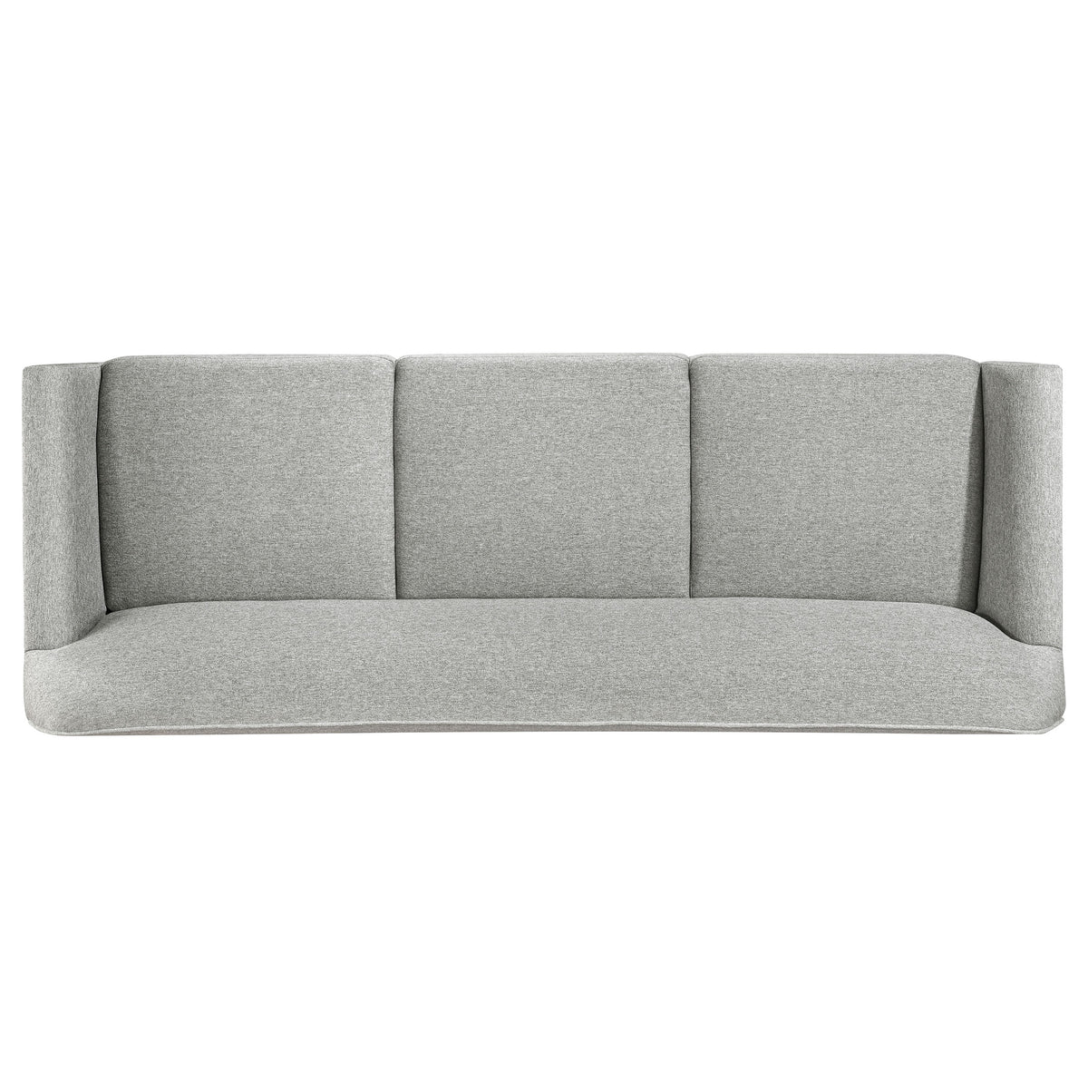 Vaughn Fabric Upholstered Flared Arm Sofa Grey