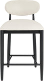 Riccio Performance Fabric Upholstered Counter Stool — 11049-C - Cream - 11049Cream-C alternate view 2