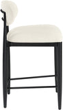 Riccio Performance Fabric Upholstered Counter Stool — 11049-C - Cream - 11049Cream-C alternate view 3