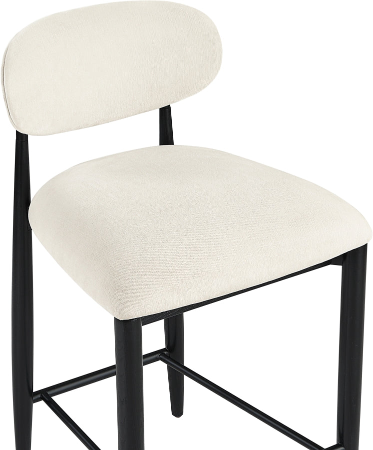 Riccio Performance Fabric Upholstered Counter Stool — 11049-C - Cream - 11049Cream-C alternate view 6