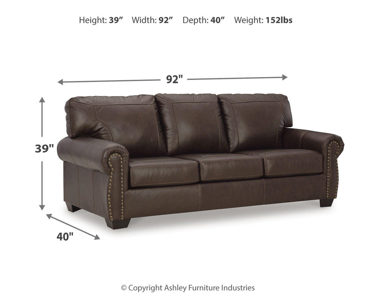 Colleton Dark Brown Sofa