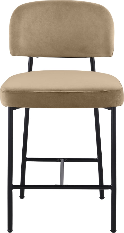 Zarelle Performance Fabric Upholstered Counter Stool — 88022-C - Beige - 88022Beige-C alternate view 2