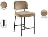 Zarelle Performance Fabric Upholstered Counter Stool — 88022-C - Beige - 88022Beige-C Infographic