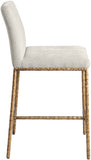 Reeves Chenille Fabric Upholstered Counter Stool — 11070-C - Cream - 11070Cream-C alternate view 3