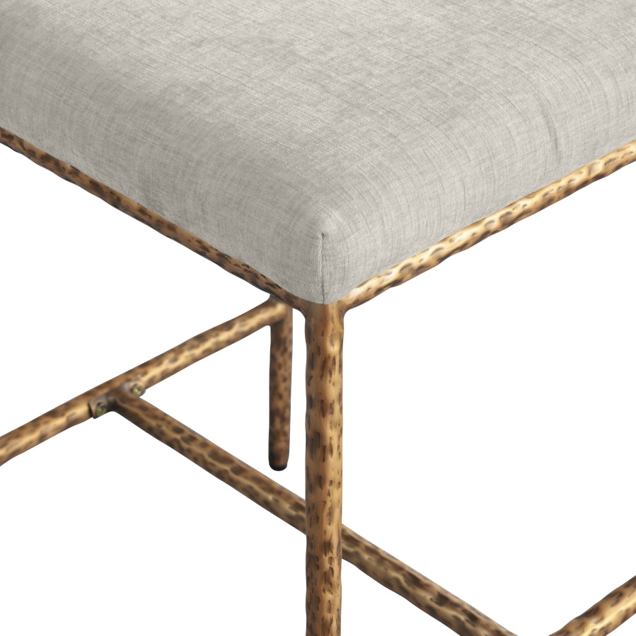 Reeves Chenille Fabric Upholstered Counter Stool — 11070-C - Cream - 11070Cream-C alternate view 6