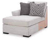 Koralynn 3-Piece Sectional and Oversized Accent Ottoman