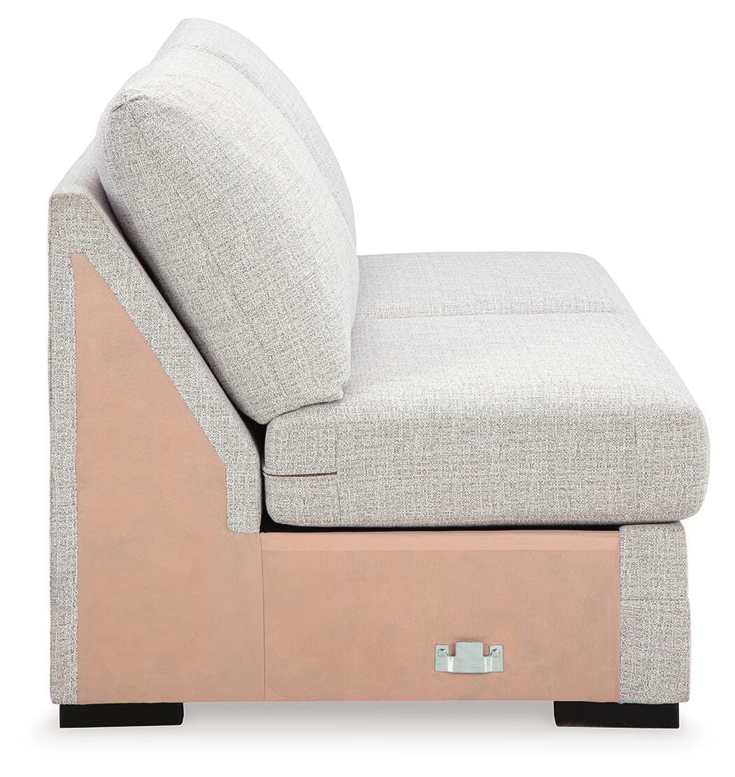 Koralynn 3-Piece Sectional and Oversized Accent Ottoman