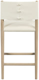 Andie Vegan Leather Upholstered Counter Stool — 88076-C - Cream - 88076Cream-C alternate view 4