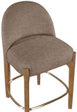 Torino Fabric Upholstered Counter Stool — 88008-C - Brown - 88008Brown-C alternate view 5