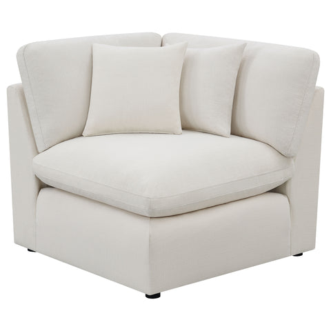 Hobson Upholstered Corner Ivory