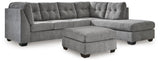 Marleton 2-Piece Sectional and Ottoman