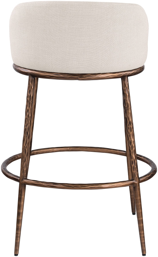 Ferro Performance Fabric Upholstered Bar Stool — 77085-C - Beige - 77085Beige-C alternate view 4