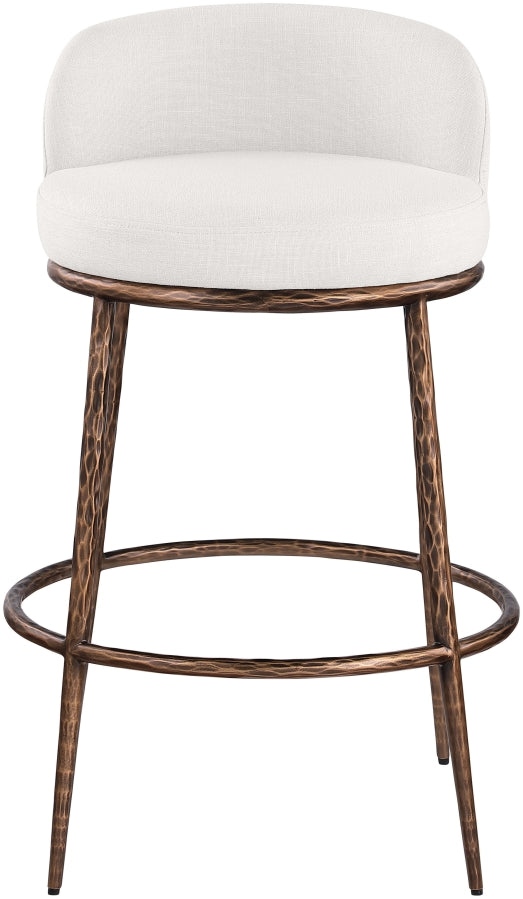 Ferro Performance Fabric Upholstered Bar Stool — 77085-C - Cream - 77085Cream-C alternate view 2