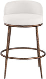 Ferro Performance Fabric Upholstered Bar Stool — 77085-C - Cream - 77085Cream-C alternate view 2