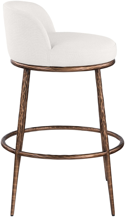 Ferro Performance Fabric Upholstered Bar Stool — 77085-C - Cream - 77085Cream-C alternate view 3