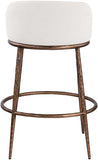 Ferro Performance Fabric Upholstered Bar Stool — 77085-C - Cream - 77085Cream-C alternate view 4