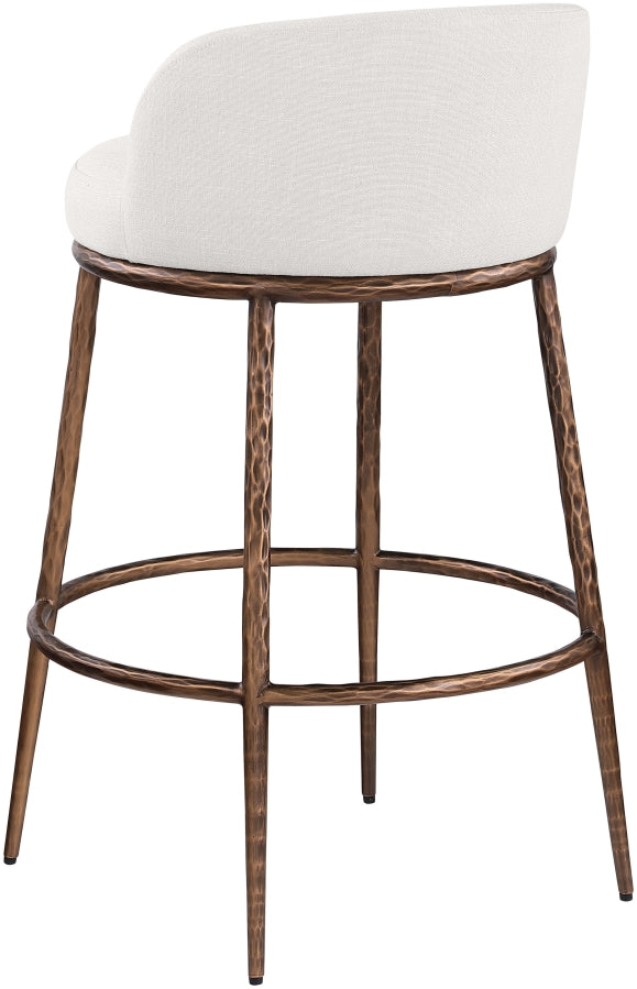 Ferro Performance Fabric Upholstered Bar Stool — 77085-C - Cream - 77085Cream-C alternate view 5
