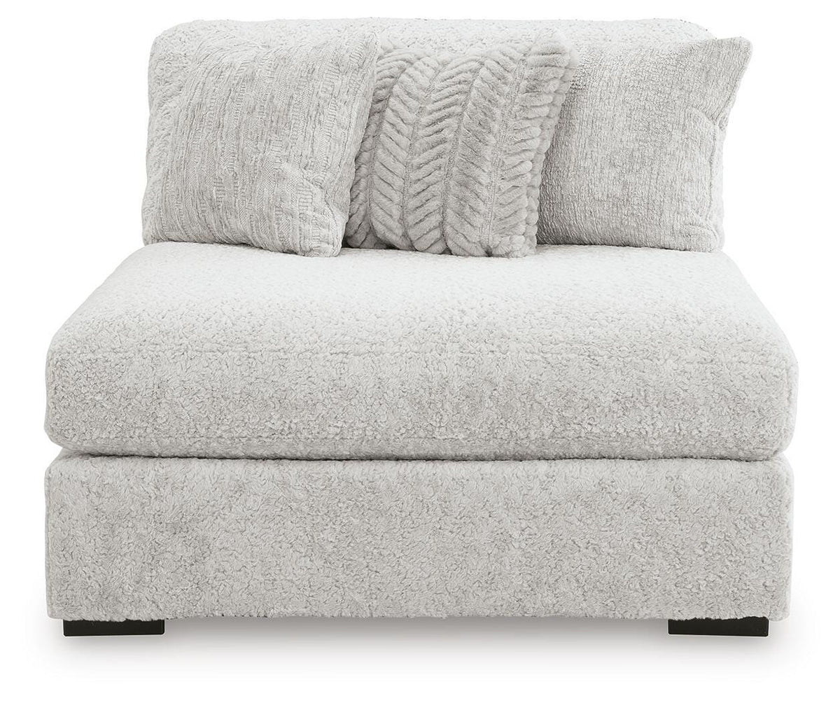 Cuddle Plush Oversized Armless Chaise