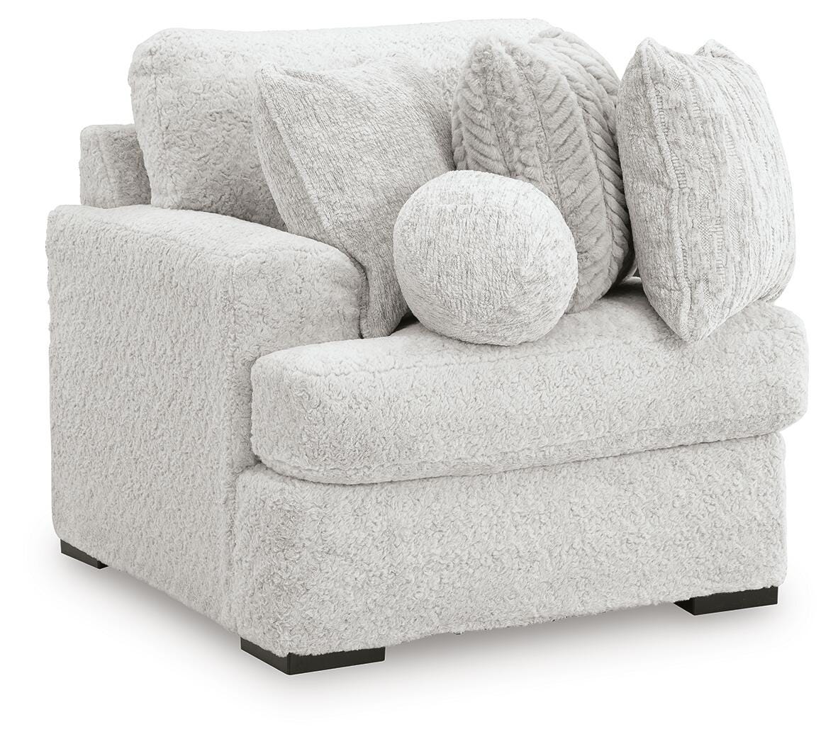 Cuddle Plush Left-Arm Facing Corner Chair