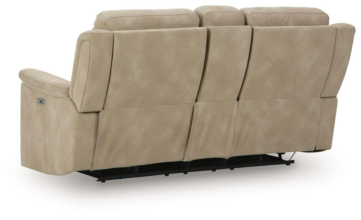 Next-Gen Durapella Power Reclining Loveseat with Console